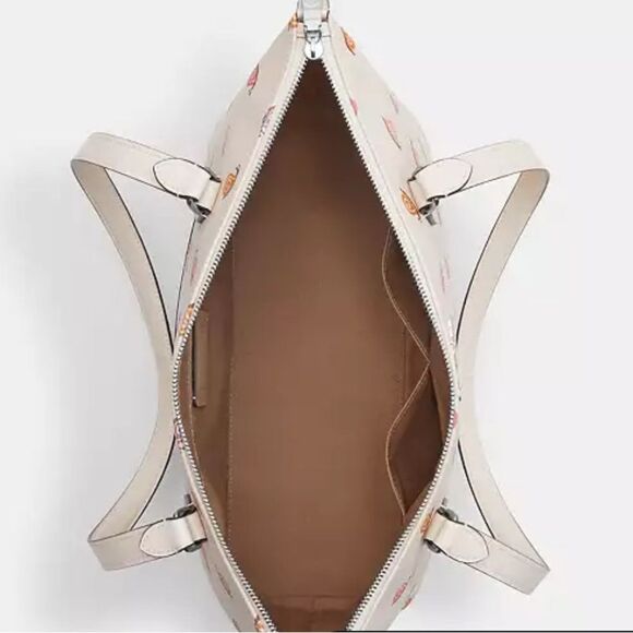 🔥🎁NWT! Coach Gallery Tote Handbag  with Snail Print Msrp:$378.00 - Picture 4 of 4